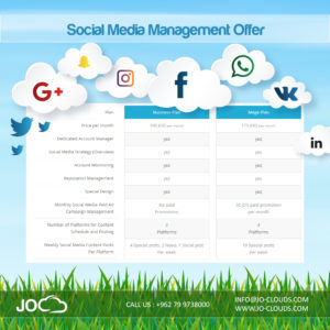 Social media management offers